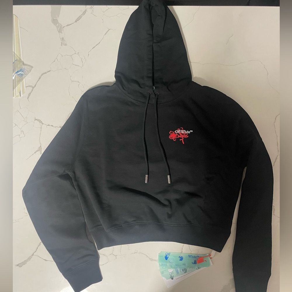 Brand New Off-White CNY Cropped Hoodie Women’s XS